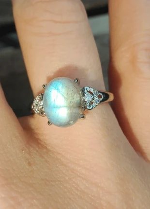 Anello regolabile rame bianco labradorite bianca, brand: Crystal, condizioni: Nuovo senza cartellino, taglia: Regolabile, €9.50, €10.68 include la Protezione acquisti