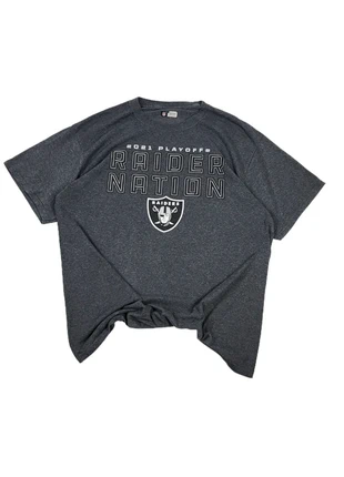 T-shirt NFL Team Apparel Raiders Nation Playoffs 2021 gris officiel football US, marque: NFL, état: Très bon état, taille: L, 12,00 €, 13,30 € Protection acheteurs incluse