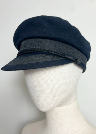 Casquette de marin vintage, drap de laine marine, T. 56, brand: Vintage, condition: Good, size: 56, €22.00, €23.80 includes Buyer Protection Pro