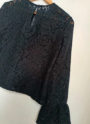 Zara Black Crochet-Effect Sweater, Long Sleeve, Size M, Excellent Condition, marca: Zara, estado: Muy bueno, tamaño: M / 38 / 10, 5,90 €, 6,90 € Protección al comprador incluida