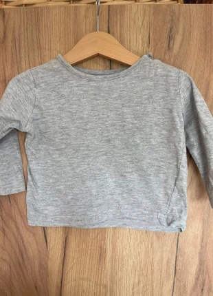 Grijs shirt Sweet & Soft – maat 80, katoen + viscose jongen baby, marque: Zeeman, état: Très bon état, taille: 12-18 mois / 80 cm, 1,00 €, 1,75 € Protection acheteurs incluse