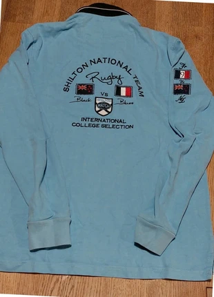 Shilton Rugby Club. Pull,polo manches longues, coton épais ,brodé.France vs New Zélande  Taille L., marque: Shilton, état: Très bon état, taille: L, 36,00 €, 38,50 € Protection acheteurs incluse