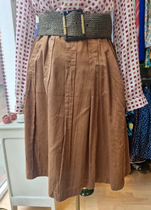 Jupe marron en coton 🍒, brand: Vintage Dressing, condition: Very good, size: L / 40 / 12, €10.00, €11.20 includes Buyer Protection