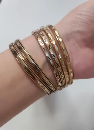 Urban Outfitters Pack of 6 Ethnic Vibe Bangle Bracelets in Gold Tone, brand: Urban Outfitters, condition: New with tags, £6.99, £8.04 includes Buyer Protection