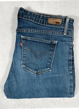 Jean Levi's Demi Curve Mid Rise Skinny Bleu vintage / Femme / W30 L34 - FR40 / 98% coton, marca: Levi's, estado: Muito bom, tamanho: L / 40 / 12, €17.90, €19.50 inclui Proteção do Comprador