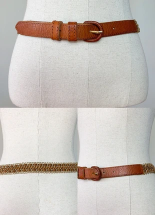 Ceinture femme cuir véritable et chaînes métal doré vintage #ceintures #vintage #90s, marke: Vintage, zustand: Sehr gut, größe: 75, 14,00 €, 15,40 € beinhaltet Vinted-Käuferschutz Pro