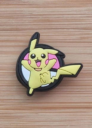 Pokemon Pikachu Jumping in front of PokeBall Crocs Charm, brand: Pokémon, condition: Very good, £1.00, £1.38 includes Buyer Protection Pro