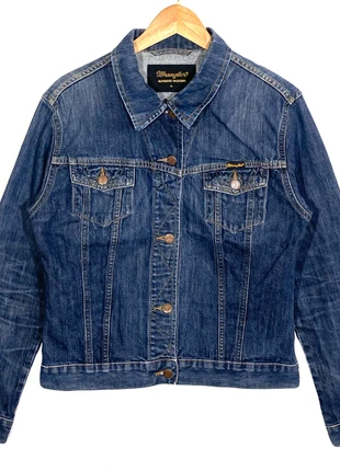 Veste En Jean Trucker Authentic Western Vintage Wrangler, marca: Wrangler, estado: Muito bom, tamanho: XL / 42 / 14, €48.00, €51.10 inclui Proteção do Comprador Pro