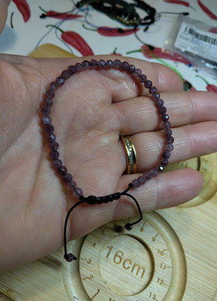 Bracelet lepidolite facetté 4 mm, marque: Lepidolite, état: Neuf sans étiquette, 12,50 €, 13,83 € Protection acheteurs incluse