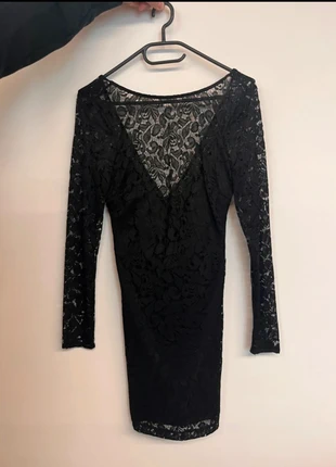Tubino corto aderente in pizzo nero, marke: Bebe, zustand: Sehr gut, größe: XXS / 32 / 4, 18,00 €, 19,60 € inklusive Vinted-Käuferschutz
