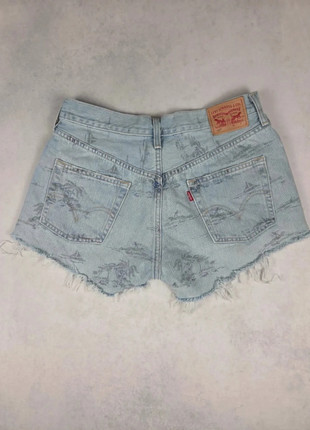 Short en jean levi's 501 femme bleu clair à motif taille W29 100% coton, marque: Levi's, état: Très bon état, taille: M / 38 / 10, 13,90 €, 15,30 € Protection acheteurs incluse