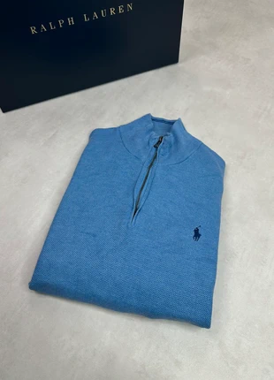 Pull camionneur 1/4 zip Ralph Lauren maille Cotton brodé Blue, marque: Ralph Lauren, état: Très bon état, taille: L, 64,90 €, 68,85 € Protection acheteurs incluse