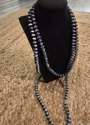 Magnifique collier sautoir à perles bleues – Longueur 64 cm, brand: NO LABEL, condition: Very good, €7.00, €8.05 includes Buyer Protection