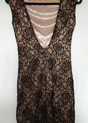 Robe à dentelle Noir et rose pale - Taille S/M, marque: Je ne sais quoi, état: Très bon état, taille: S / 36 / 8, 4,00 €, 4,90 € Protection acheteurs incluse