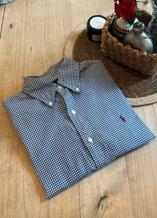 Chemise bleu à carreaux Ralph Lauren brodé bordeau🐎, marca: Ralph Lauren, estado: Nuevo sin etiquetas, tamaño: S, 24,90 €, 26,85 € Protección al comprador incluida