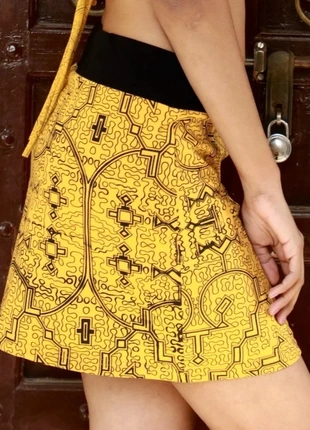 Mini jupe ethnique s/m, marque: shaktiwali, état: Neuf sans étiquette, taille: M / 38 / 10, 20,00 €, 21,70 € Protection acheteurs incluse