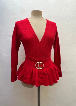 Top rojo volantes, marque: Vintage Dressing, état: Très bon état, taille: S / 36 / 8, 12,00 €, 13,30 € Protection acheteurs incluse