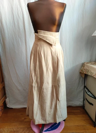 Jupe cuir retourné daim vintage, marque: Jean claude de luca, état: Satisfaisant, taille: S / 36 / 8, 35,00 €, 37,45 € Protection acheteurs incluse