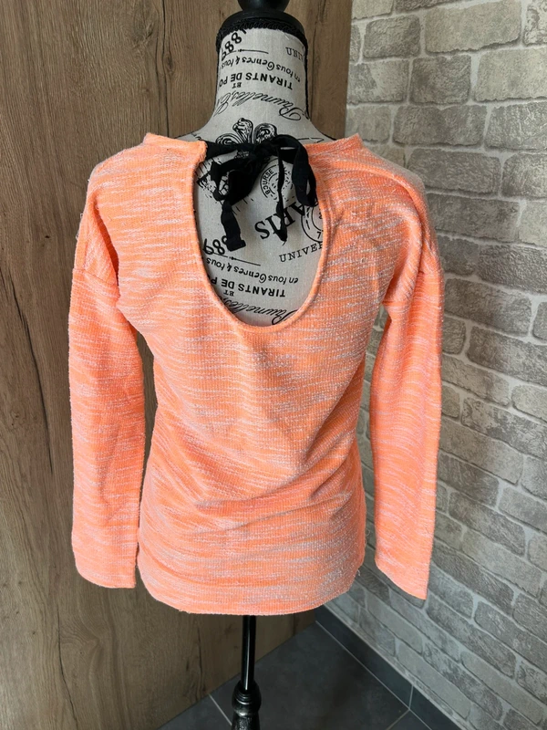 Pull fluo orange taille 38 - photo numéro 4