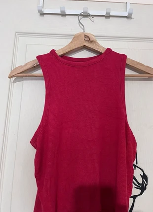 débardeur rouge, brand: Kiabi, condition: Very good, size: S / 36 / 8, €1.00, €1.75 includes Buyer Protection