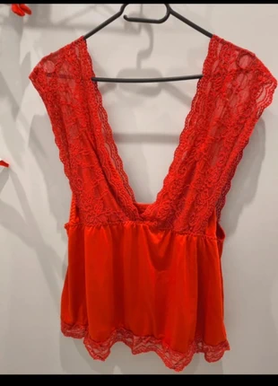 Pyjama dentelle rouge, brand: Shein, condition: Very good, size: XL / 42 / 14, €3.00, €3.85 includes Buyer Protection