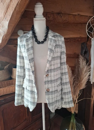 🤍 Veste Bandidas from Marseille S – esprit chic & texturé, merk: Banditas from Marseille, staat: Heel goed, maat: S / 36 / 8, € 18,90, € 20,55 inclusief Kopersbescherming