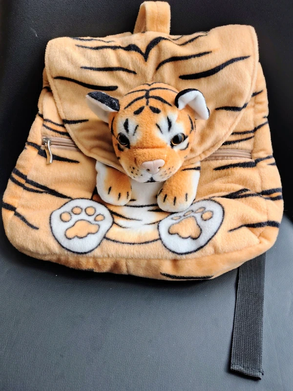 Sac a dos tigre enfant multi poches cartable ou goûter - photo numéro 2