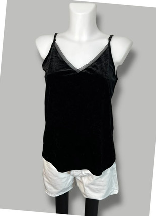 Top débardeur en velours voir décolleté y2k, marke: Vintage Dressing, zustand: Sehr gut, größe: L / 40 / 12, 3,00 €, 3,85 € beinhaltet Vinted-Käuferschutz Pro