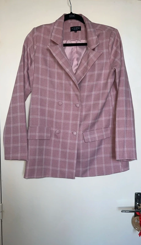 Blazer à carreaux T36 🩷 - photo numéro 4
