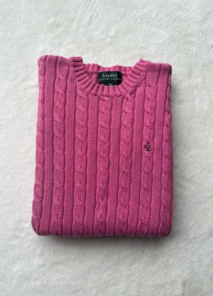 Pull Ralph Lauren Torsadé Col Rond Rose, brand: Ralph Lauren, condition: Very good, size: M / 38 / 10, €45.00, €47.95 includes Buyer Protection Pro