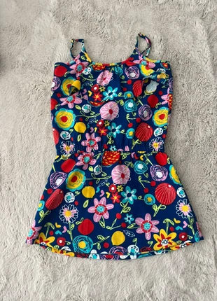 "Floral Delight" - Navy Blue Dress with Colorful Print - New!, marque: Vintage Dressing, état: Très bon état, taille: 8 ans / 128 cm, 7,00 €, 8,05 € Protection acheteurs incluse