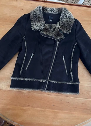 Manteau noire Pimkie – Taille 36/38 – Très chaude & tendance, marca: Pimkie, estado: Muito bom, tamanho: S / 36 / 8, €8.00, €9.10 inclui Proteção do Comprador