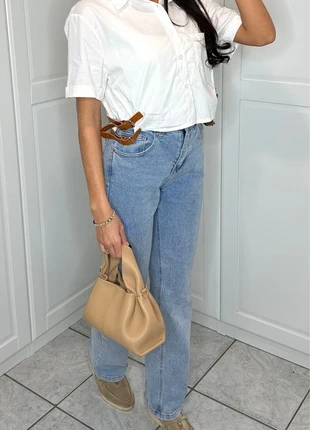 Chemise courte blanche avec ceinture taille unique, brand: indépendant, condition: Very good, size: One size, €18.50, €20.13 includes Buyer Protection Pro