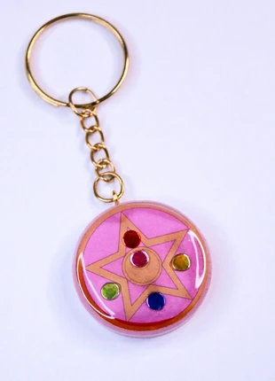 Portachiavi Sailor Moon - Crystal Star Compact - Bandai - Talismano, marke: Sailor Moon, zustand: Sehr gut, größe: Einheitsgröße, 6,99 €, 8,04 € inklusive Vinted-Käuferschutz
