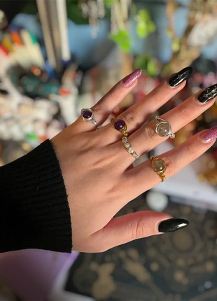 Anelli in Tecnica Wire Wrapping con Pietre, marke: witchy, zustand: Sehr gut, größe: Größenverstellbar, 5,00 €, 5,95 € inklusive Vinted-Käuferschutz