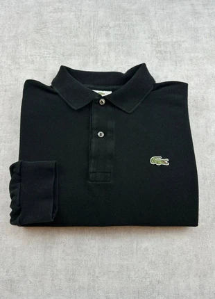 Polo noir manches longues Lacoste T-M.   LC109H, brand: Lacoste, condition: Very good, size: M, €22.90, €24.75 includes Buyer Protection Pro