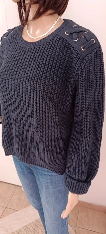 Pull marin femme Kiabi taille M bleu marine - photo numéro 3