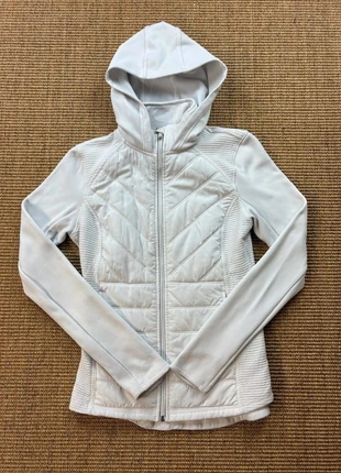Veste fila U-Sports blanche capuche polaire zippée softshell matelassée XS femme #0084, brand: FILA, condition: Good, size: XS / 34 / 6, €12.83, €14.17 includes Buyer Protection Pro