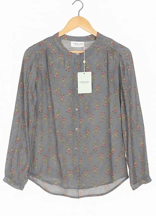 Chemise Tessaen violet indi & cold floral chic bohème en s, brand: Indi & Cold, condition: New with tags, size: S / 36 / 8, €70.00, €74.20 includes Buyer Protection
