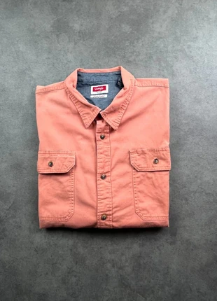 Chemise Wrangler Flex for Comfort corail – manches courtes – 2XL, brand: Wrangler, condition: Good, size: XXL, €10.00, €11.20 includes Buyer Protection