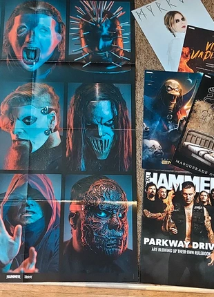 Metal Hammer no 331 Parkway drive cover with giant double sided Slipknot poster & Art cards, brand: Slipknot, condition: Very good, £9.99, £11.19 includes Buyer Protection