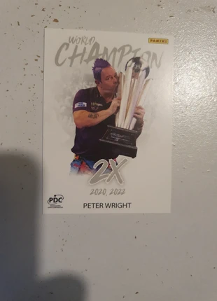 Panini World Championship PDC 2025 Peter Wright World Champion Card, brand: Panini, condition: Like new, £1.50, £2.28 includes Buyer Protection Pro