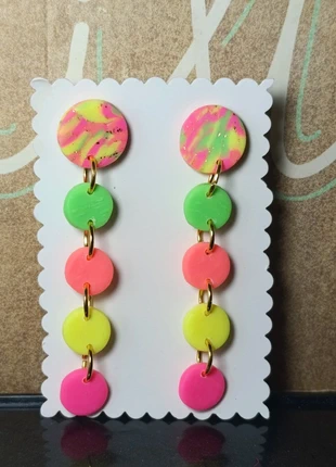 Pendientes largos hippies, marque: FIMO, état: Très bon état, 4,00 €, 4,90 € Protection acheteurs incluse
