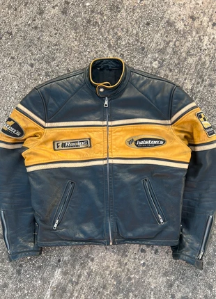 Helston’s racing jacket vintage leather 80’s 90’s en cuir véritable, marke: Helstons, zustand: Sehr gut, größe: XL, 120,00 €, 126,70 € inklusive Vinted-Käuferschutz
