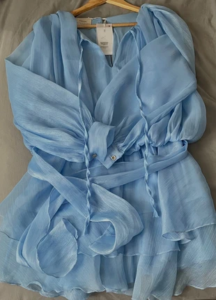 Robe satin bleue, brand: Intuition, condition: New with tags, size: One size, €20.00, €21.70 includes Buyer Protection