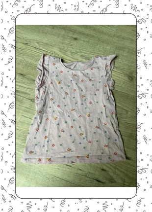 T-shirt fleurs, brand: C&A, condition: Good, size: 6 years / 116 cm, €1.00, €1.75 includes Buyer Protection