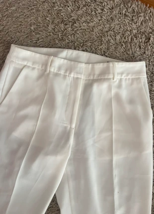 🤍 Calças Brancas de Alfaiataria - Corte Direito (Ferache - M/38), marca: Ferrache, estado: Muito bom, tamanho: M / 38 / 10, €10.00, €11.20 inclui Proteção do Comprador