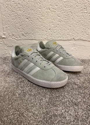 Adidas Originals Gazelles Grey White Colarway Size UK 4 Women’s, brand: adidas, condition: Very good, size: 4, £30.00, £32.20 includes Buyer Protection