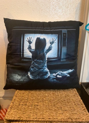Poltergeist horror ghost movie themed cushion, brand: horror, condition: New without tags, size: 45 x 45 cm, £10.00, £11.20 includes Buyer Protection Pro