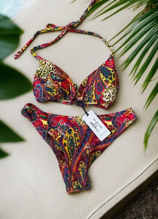 Ensemble 3 pièces bikini + pantalon fluide – Taille M, merk: Moda-Mare, staat: Nieuw met prijskaartje, maat: M / 38 / 10, € 26,95, € 29,00 inclusief Kopersbescherming Pro